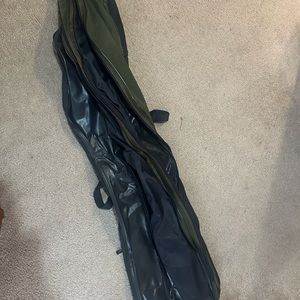 2 compartment fishing pole bag